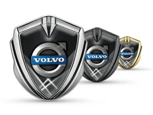 Volvo Abzeichen Selbstklebend Luxus Design Glänzendes Metall